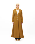 Timber Bloom - Gold | Abaya