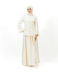 Soft Authority - Vanilla White | Blazer and Maxi Skirt set