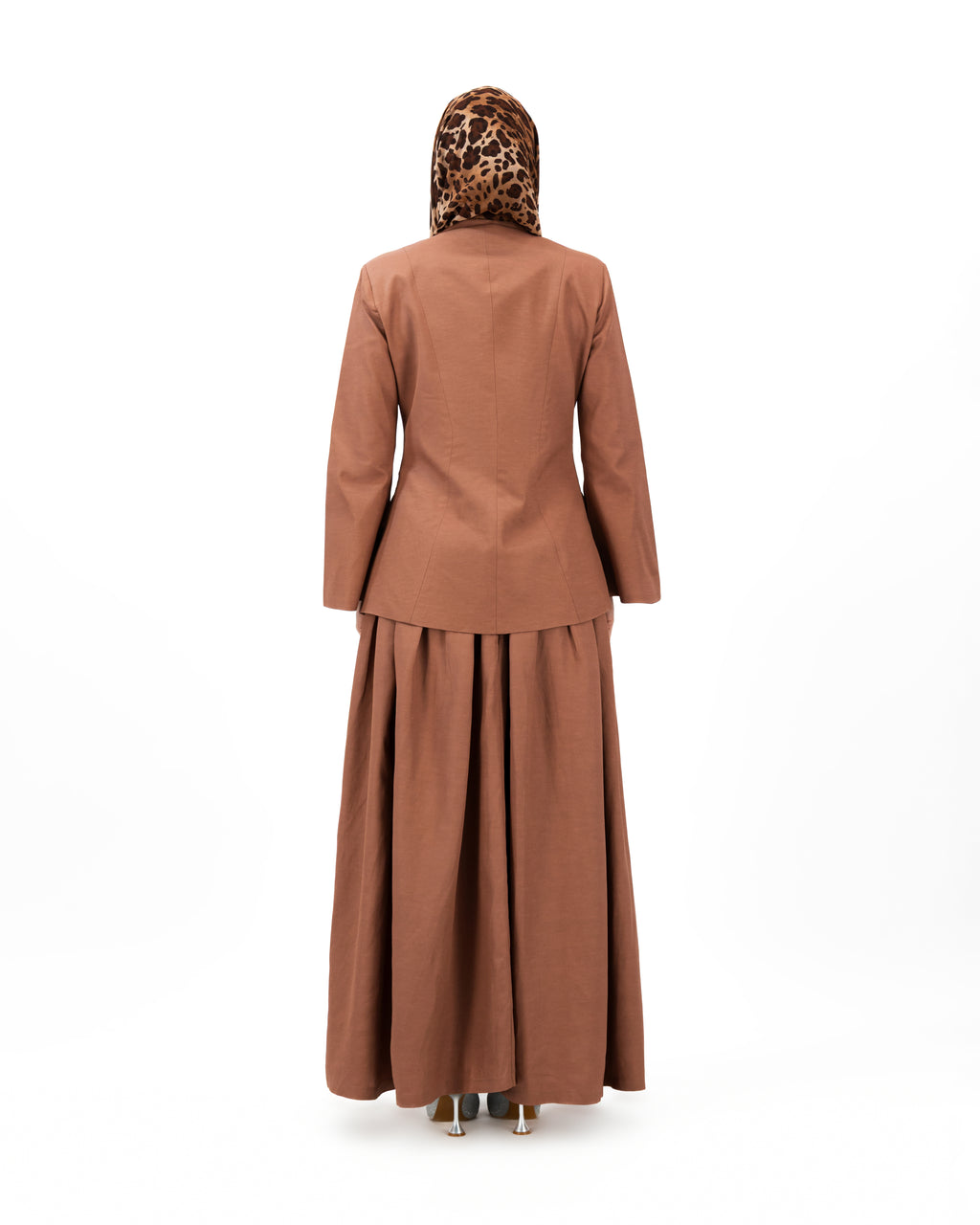 Soft Authority - Dark Dusty Rose | Blazer and Maxi Skirt set