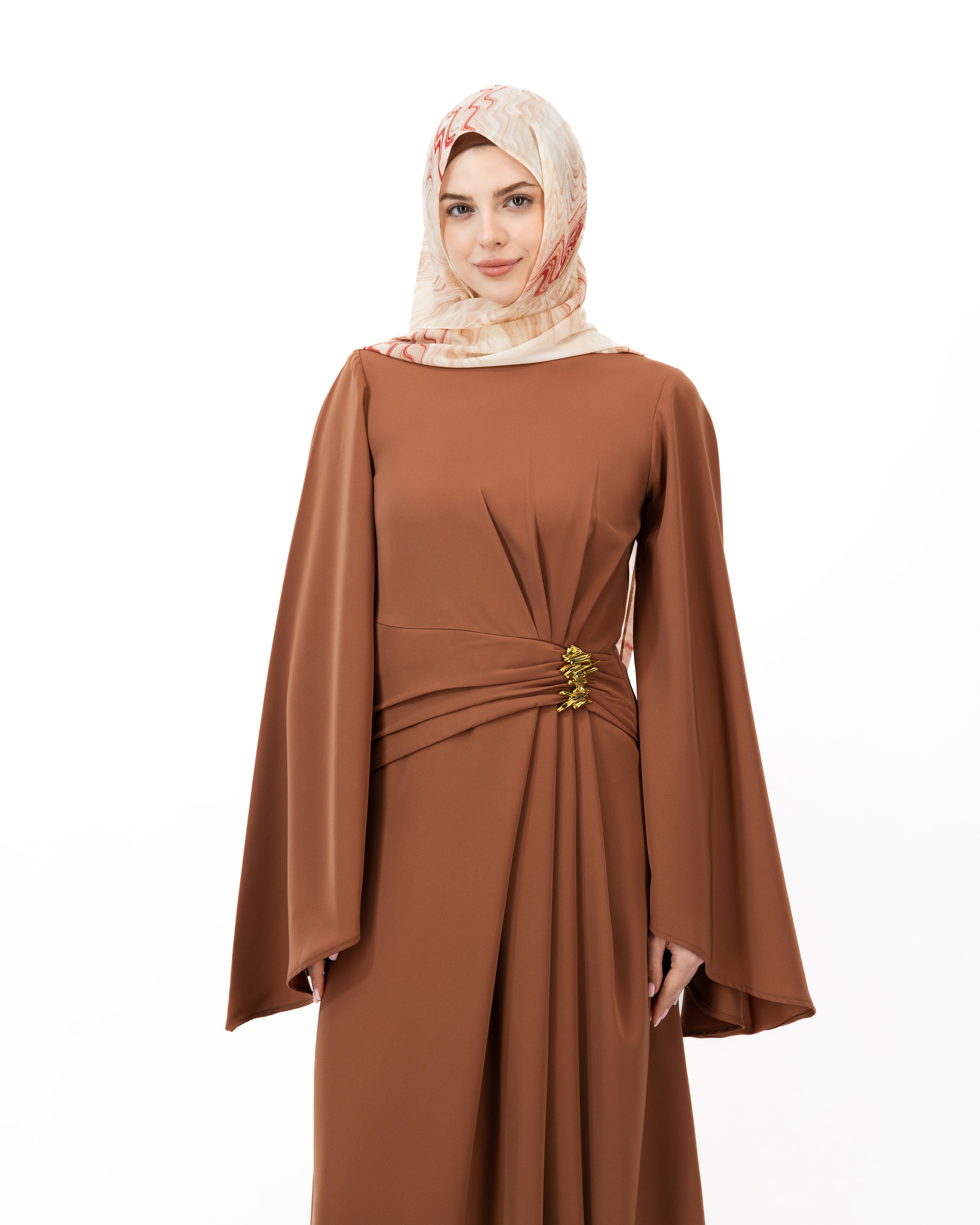 Destined - Dark Dusty Rose | Long Sleeves Maxi Dress