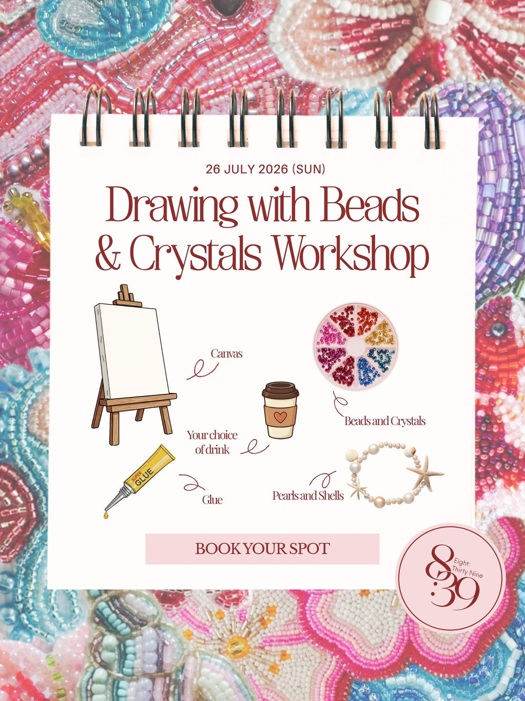 Drawing with Beads & Crystals Workshop