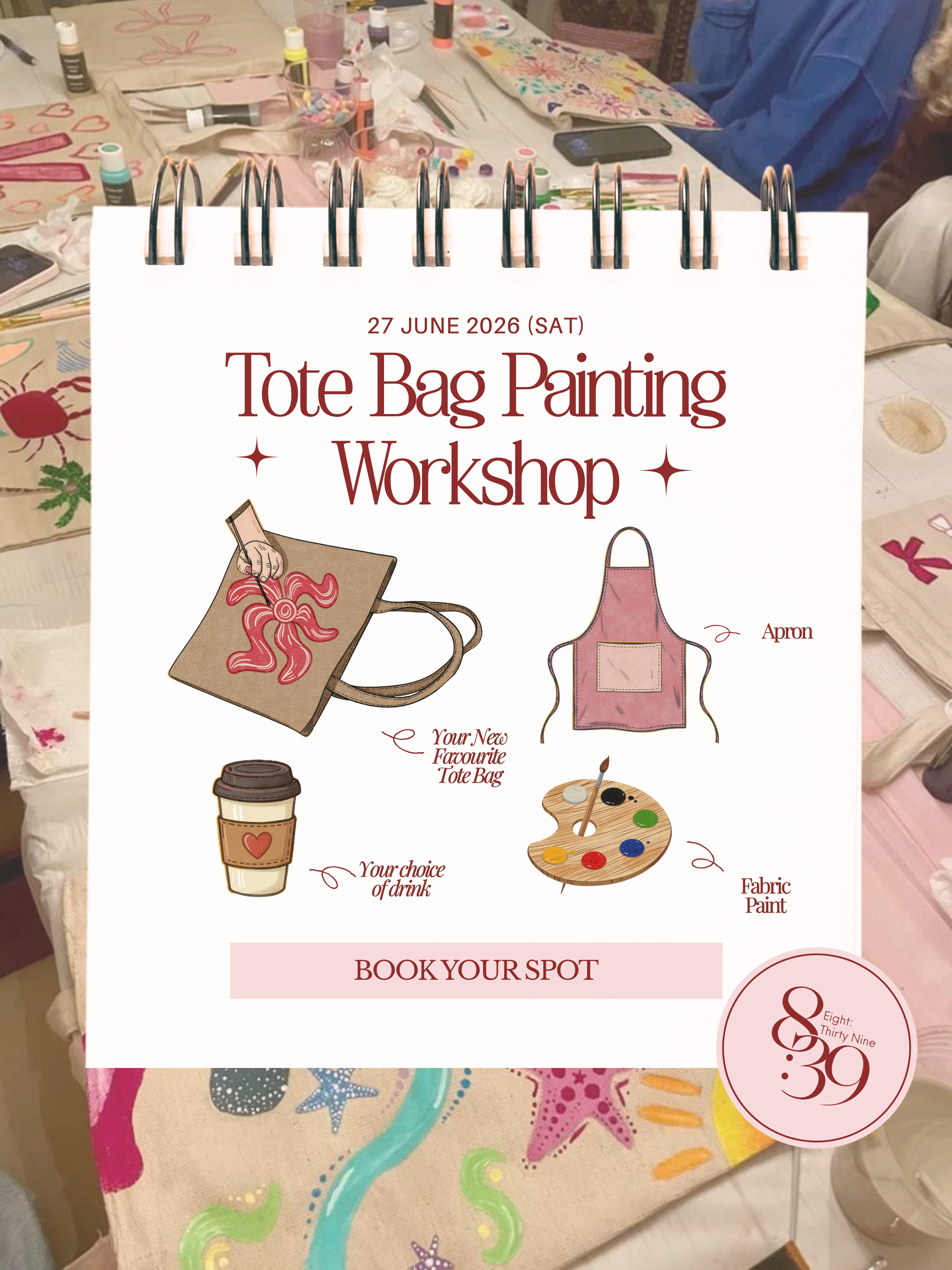 Tote Bag Painting Workshop