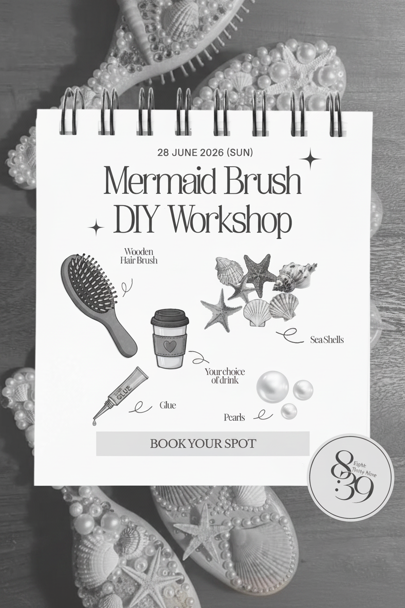 Mermaid Brush DIY Workshop