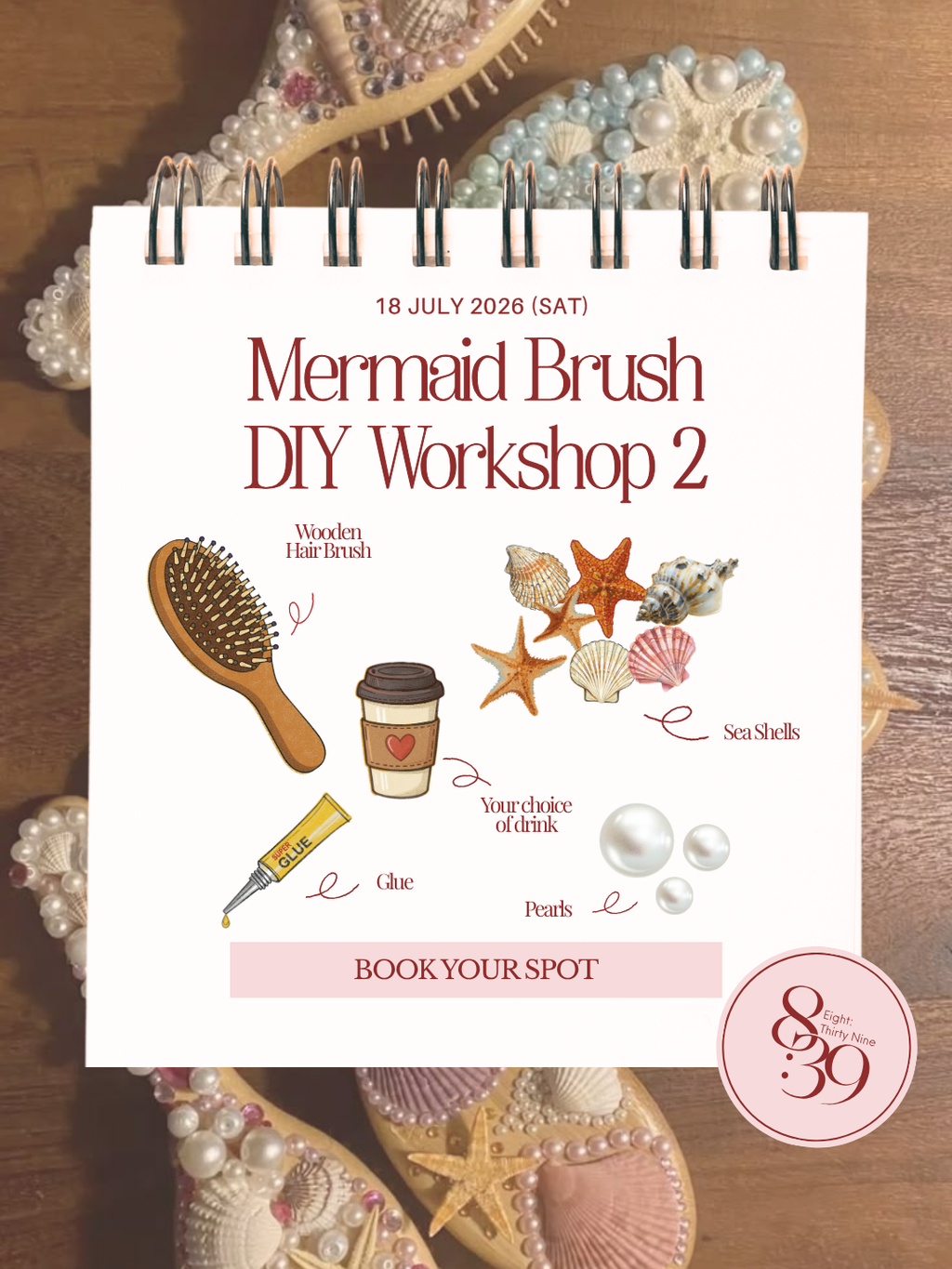 Mermaid Brush DIY Workshop 2